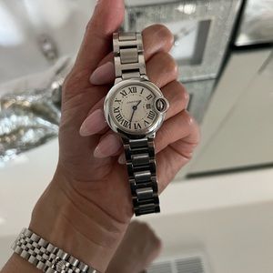 Authentic Cartier Ballon Bleu Quartz S/Metal